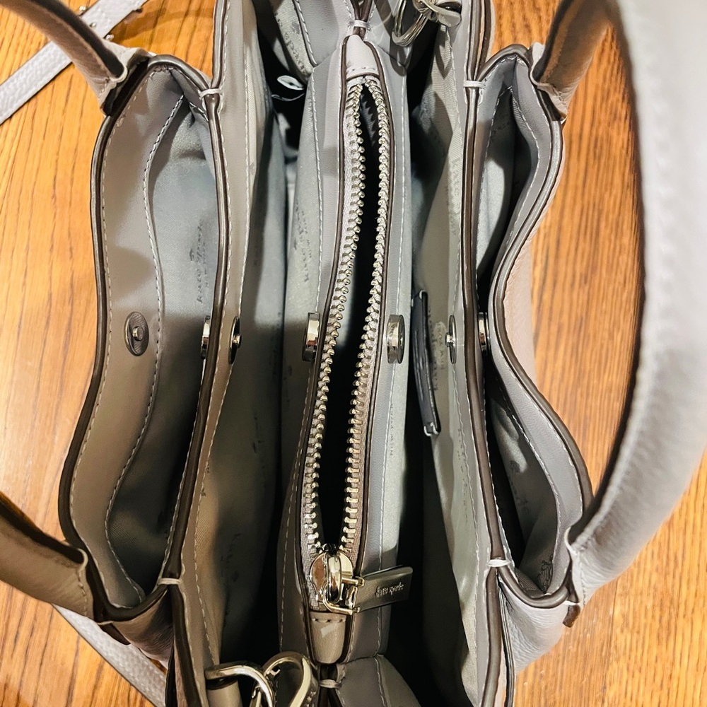 Kate Spade Light Gray Satchel - Picture 8 of 8